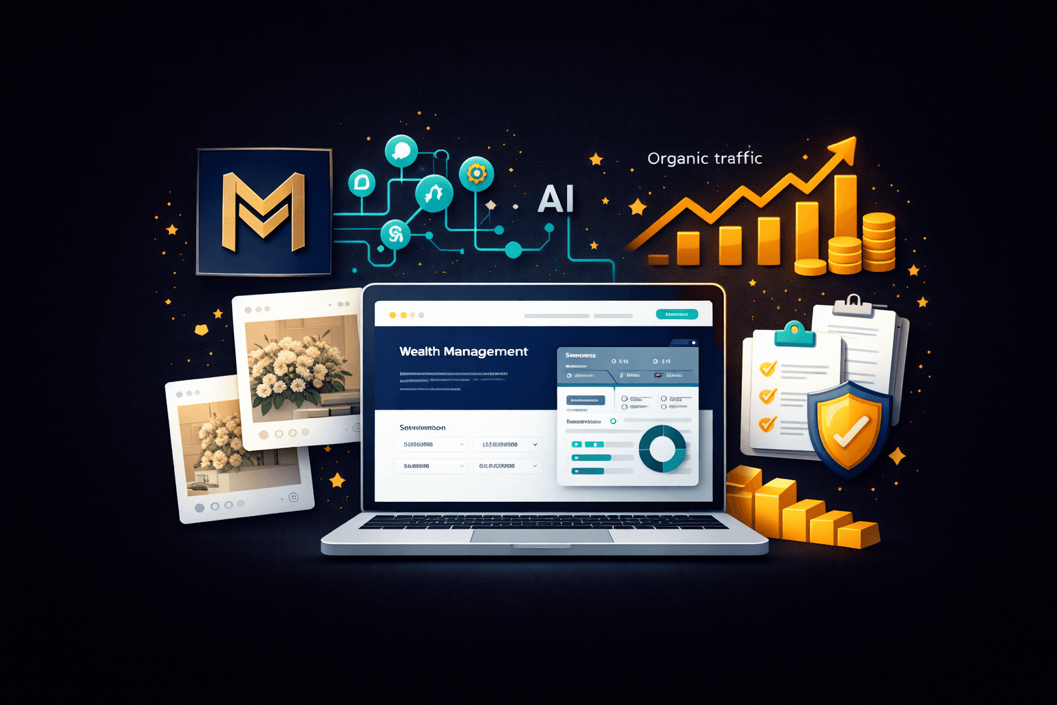 Wealth Management Firm Generates 285% More Organic Leads While Cutting Onboarding Time by 68%